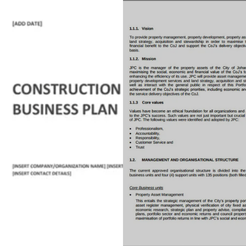 Franchise Business plan samples