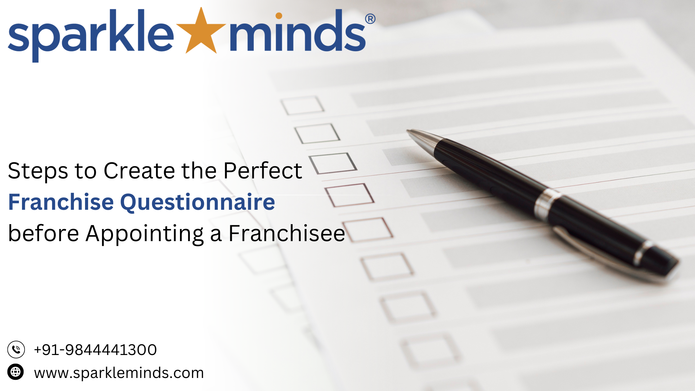 Steps To Create the Perfect Franchise Questionnaire before appointing a franchisee in India