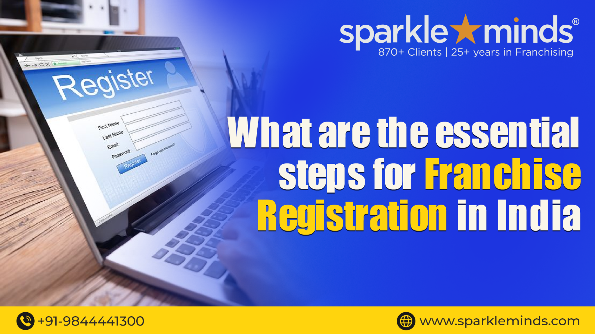 What are the essential steps for franchise registration in India