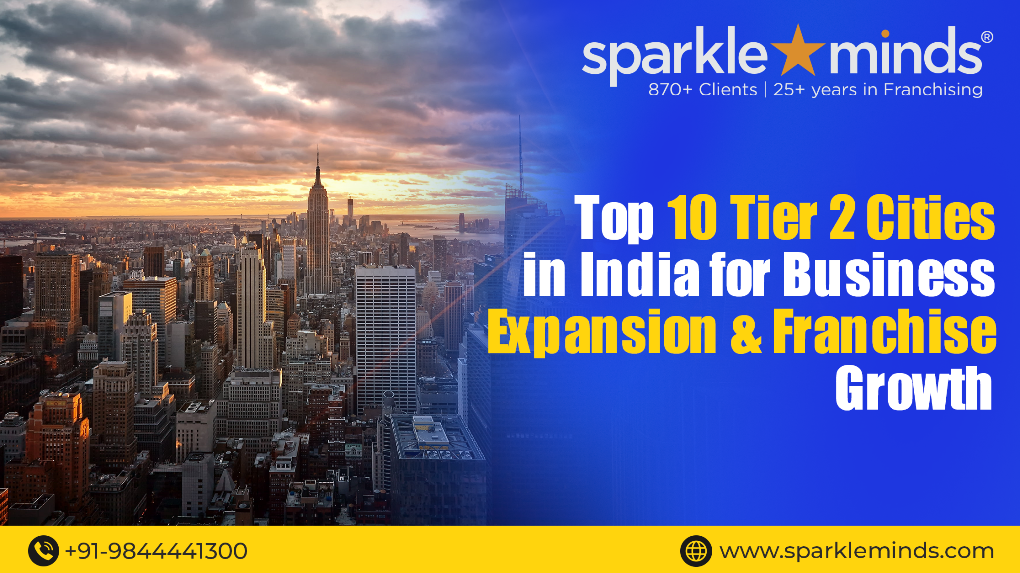 Top 10 Tier 2 Cities in India for Business Expansion and Franchise Growth