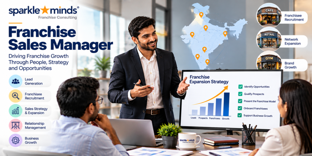 Franchise Sales Manager managing franchise sales, recruitment and business expansion